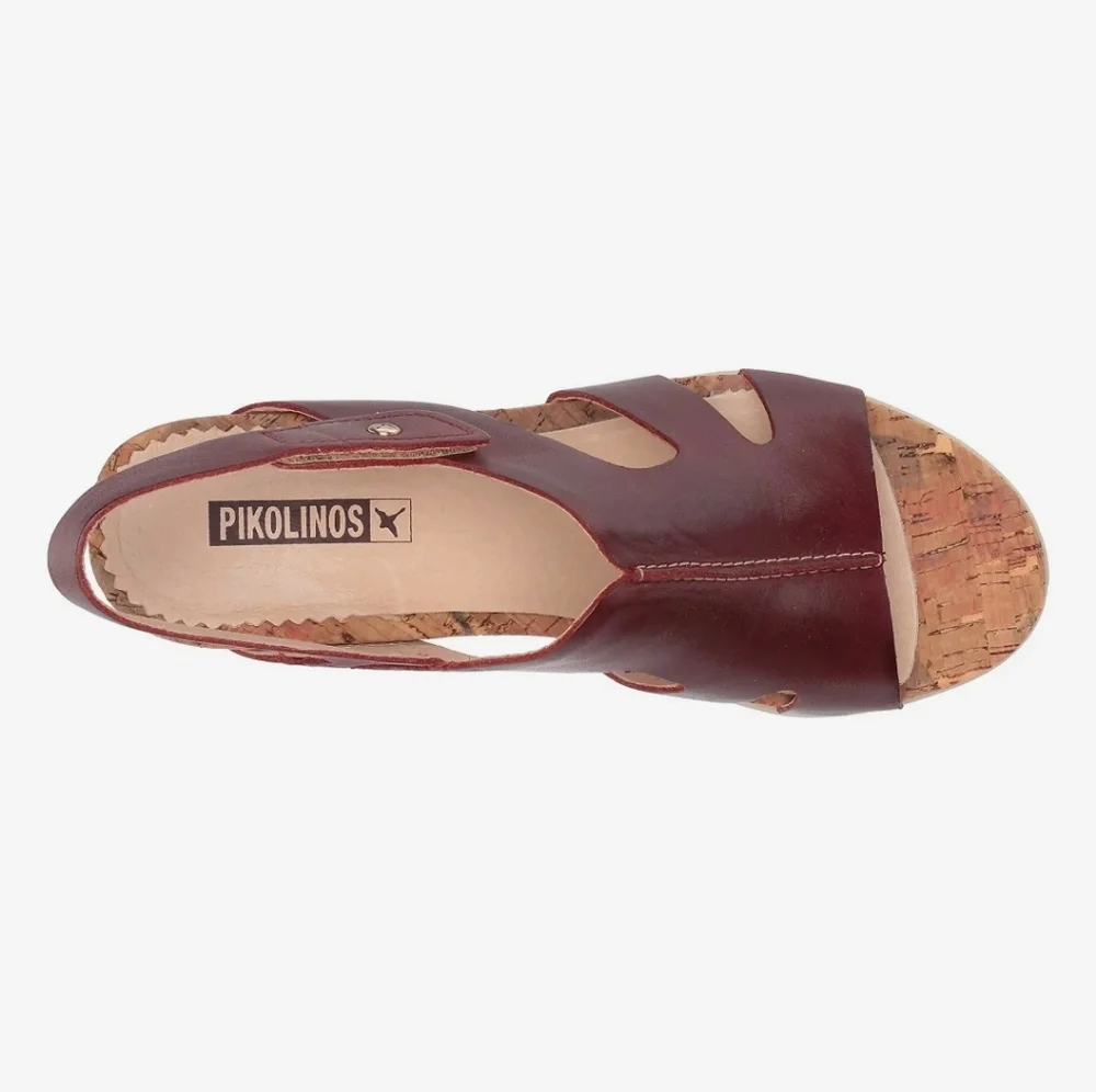 Pikolinos Vigo W3R-1676 Arcilla Wedge Sandal Heels